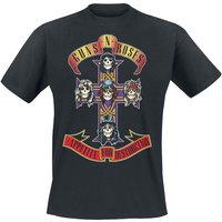 Guns N' Roses T-Shirt Appetite For Destruction Cover S to 4XL for Men black - Image 1