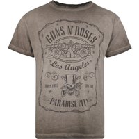 Guns N' Roses T-Shirt Paradise City S to XXL for Men brown
