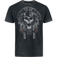 Guns N' Roses T-Shirt Top Hat S to 4XL for Men grey - Image 1