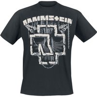 Rammstein T-Shirt In Ketten M to 3XL for Men black - Image 1