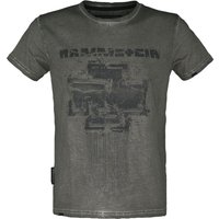 Rammstein T-Shirt Broken Logo II S to 5XL for Men olive - Image 1