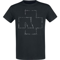 Rammstein T-Shirt Stacheldraht S to 3XL for Men black - Image 1