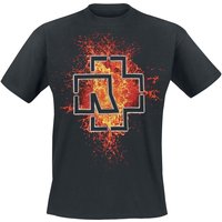 Rammstein T-Shirt Lava Logo M to 5XL for Men black - Image 1
