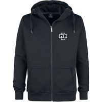 Rammstein Hooded zip United States S to 3XL for Men black