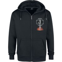 Rammstein Hooded zip Sonne S to XXL for Men black - Image 1