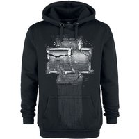 Rammstein Hooded sweater Broken Logo S to XXL for Men black - Image 1