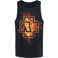 Rammstein Tanktop Lava Logo S to XL for Men black - Image 1