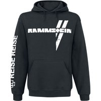 Rammstein Hooded sweater White Cross M to XXL for Men black - Image 1