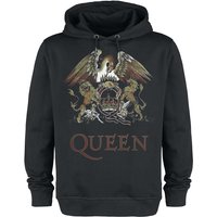 Queen Hooded sweater Amplified Collection Royal Crest XS to 3XL for Men black