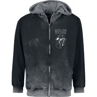 The Rolling Stones Hooded zip Smoke S to XXL for Men charcoal