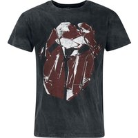 The Rolling Stones T-Shirt Hackney Diamonds Tongue S to 4XL for Men charcoal - Image 1