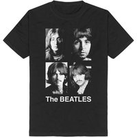 The Beatles T-Shirt White Album Portraits S to L for Men black - Image 1