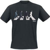 The Beatles T-Shirt Abbey Road Silhouette S to 3XL for Men black - Image 1
