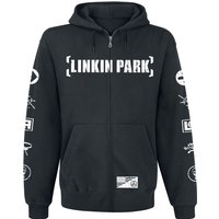 Linkin Park Hooded zip Graffiti S to XXL for Men black - Image 1