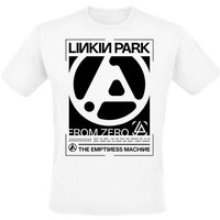 Linkin Park T-Shirt From Zero The Emptiness Block S to 5XL for Men white - Image 1