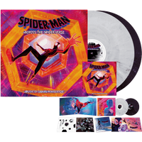 Daniel Pemberton - Spider-Man: Across the Spider-Verse White & Dark Purple Marbled Double Vinyl + 2-Disc CD
