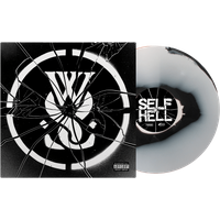 While She Sleeps - SELF HELL Black White Swirl Vinyl LP - Image 1