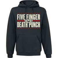 Five Finger Death Punch Hooded sweater Punchagram S to XL for Men black - Image 1