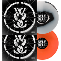 While She Sleeps - SELF HELL Black White Swirl Vinyl + Transparent Neo Orange Vinyl - Image 1