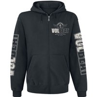 Volbeat Hooded zip Servant of the mind S to 5XL for Men black - Image 1