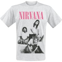 Nirvana T-Shirt Bathroom Photo S to XXL for Men mottled grey - Image 1