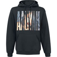 Aaliyah Hooded sweater Photo Logo S to XXL for Men black - Image 1