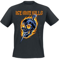 Ice Nine Kills T-Shirt Fire Skull S to 3XL for Men black - Image 1