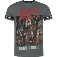 Slayer T-Shirt Reign In Blood S to L for Men grey - Image 1
