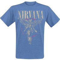 Nirvana T-Shirt In Utero S to XXL for Men mottled blue - Image 1