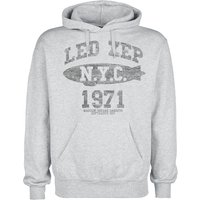 Led Zeppelin Hooded sweater LZ College S to L for Men grey - Image 1