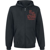 Powerwolf Hooded zip We Drink Your Blood S to XXL for Men black - Image 1