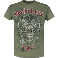 Motörhead T-Shirt Quotes S to XXL for Men khaki - Image 1