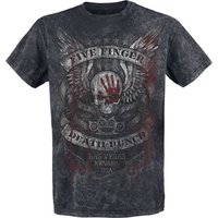 Five Finger Death Punch T-Shirt No Regrets S to XXL for Men black-grey