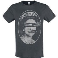 Sex Pistols T-Shirt Amplified Collection Queens M to XXL for Men charcoal - Image 1