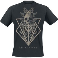 In Flames T-Shirt Skull S to 4XL for Men black - Image 1
