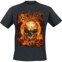 Slayer T-Shirt Moonskull Halloween S to L for Men black - Image 1