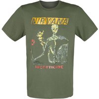 Nirvana T-Shirt Reformant Incesticide L to XL for Men olive - Image 1