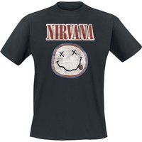 Nirvana T-Shirt Distressed Logo S to XXL for Men black - Image 1