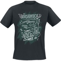 Versengold T-Shirt Im Bier sind Dinge drin S to XXL for Men black - Image 1