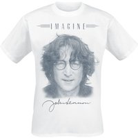 John Lennon T-Shirt Imagine M to XXL for Men white - Image 1