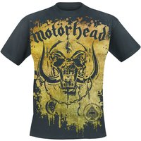 Motörhead T-Shirt Acid Splatter M to 3XL for Men black