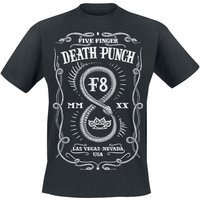 Five Finger Death Punch T-Shirt F8 Infinity Label S to L for Men black - Image 1