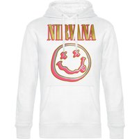 Nirvana Hooded sweater Coloured Logo M to XL for Men white - Image 1