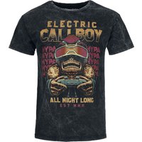 Electric Callboy T-Shirt All Night Long S to 3XL for Men charcoal