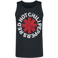 Red Hot Chili Peppers Tanktop Distressed Logo S to 3XL for Men black - Image 1