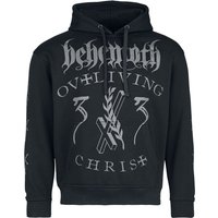 Behemoth Hooded sweater Living Christ Silver S to XXL for Men black - Image 1