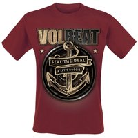 Volbeat T-Shirt Anchor S to XXL for Men red - Image 1