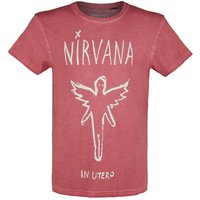 Nirvana T-Shirt In Utero S to 3XL for Men red - Image 1