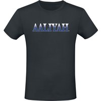 Aaliyah T-Shirt Logo S to XXL for Men black - Image 1