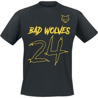 Bad Wolves T-Shirt Album Inspired Varsity Tee S to XXL for Men black - Image 1